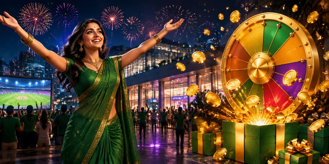 Delhi player enjoying roulette game in traditional saree