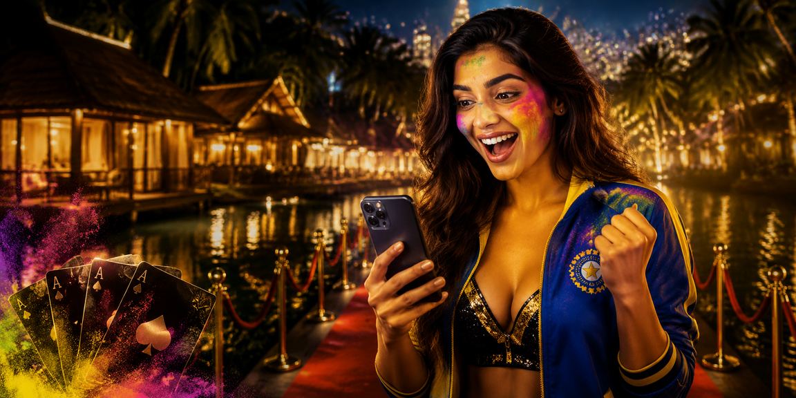 Holi festival colorful celebration in Kerala themed promotions